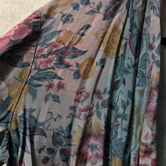 Vintage Floral Flowy Blazer - Picture 5 of 6